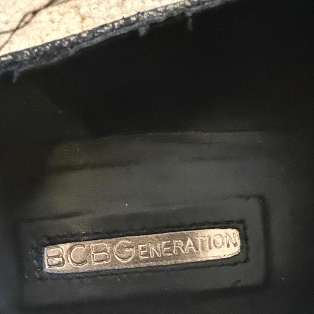 BCBGeneration Shimmering silver/ Black Loafers - image 7